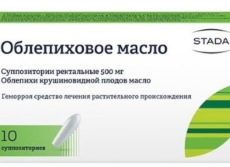 Облепиховые свечи при геморрое