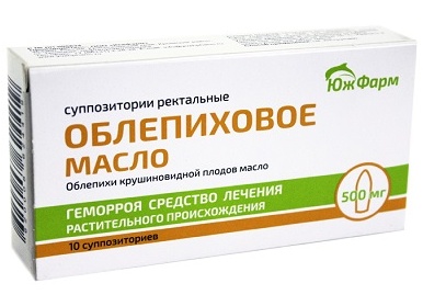 Облепиховое масло от геморроя