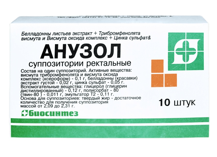Анузол от геморроя